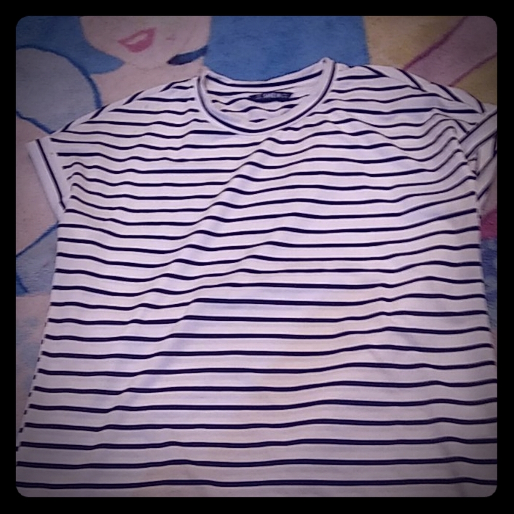 Black and White striped shirt